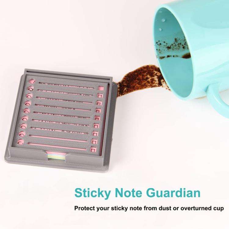 Office Sticky Note Template Box Student Planner Maker Saving Tool(Black)