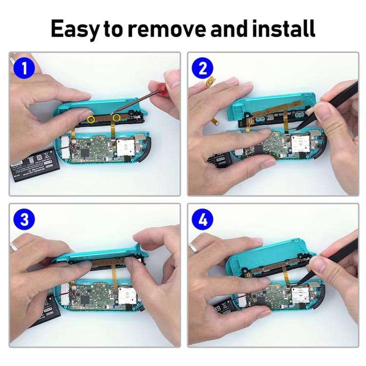 3pcs /Set For Nintendo Switch Joy-Con Button Repair Cable Gamepad Button Key Ribbon Flex Cable(ZL...
