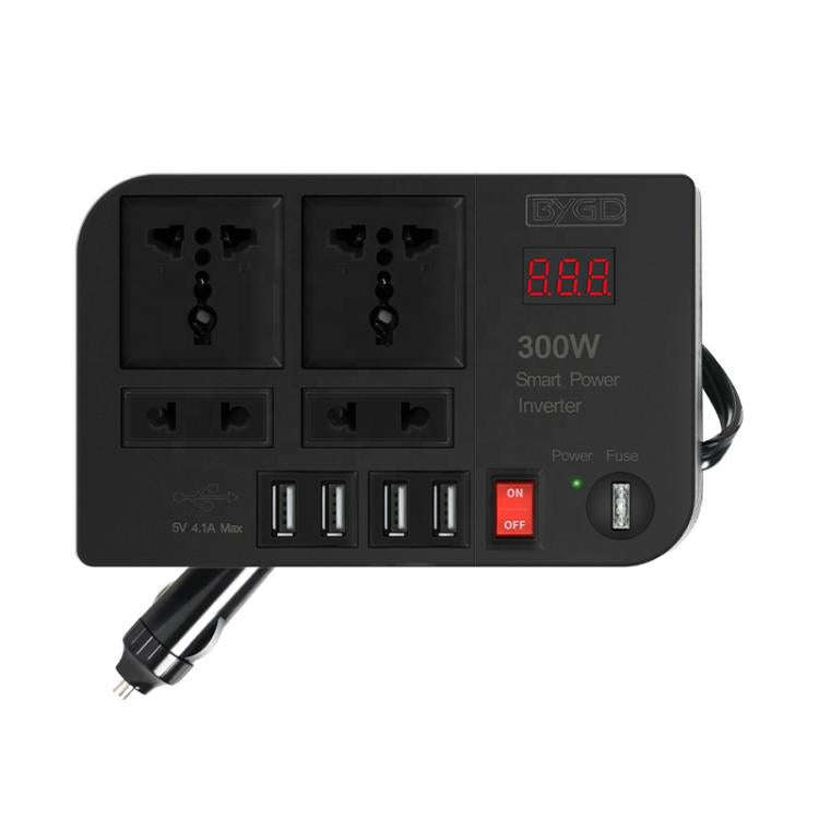 E8982 300W Car Inverter DC 12V To AC 220V Car Laptop USB Charging Universal Converter Power Adapter