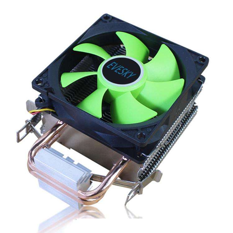 EVESKY CPU Cooler PC Radiator 1850-2200 RPM Quiet Fan For Intel LGA775/115x/1366 & AMD AM2/AM3 So...