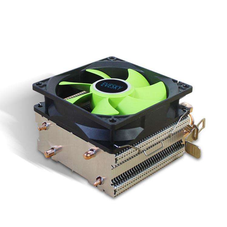 EVESKY CPU Cooler PC Radiator 1850-2200 RPM Quiet Fan For Intel LGA775/115x/1366 & AMD AM2/AM3 So...