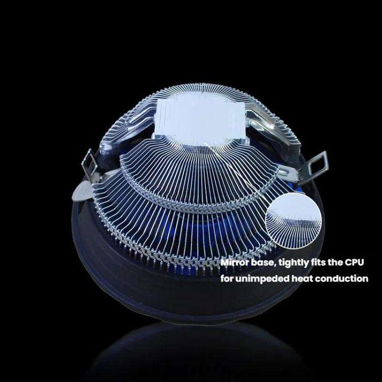 EVESKY 800-2000 RPM Conputer CPU Cooling Fan For Intel LGA 1155/1156/775 & AMD AM4/AM5 Sockets