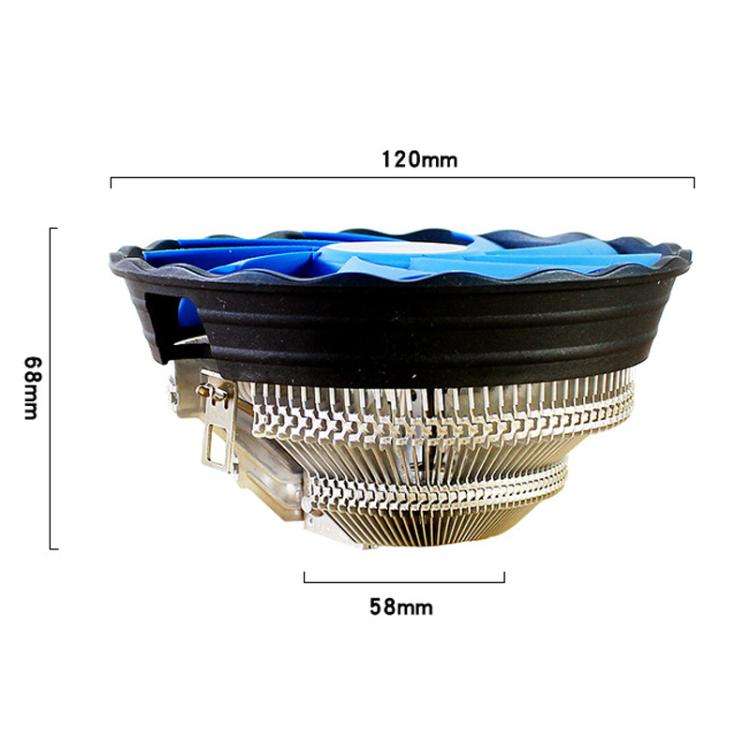 EVESKY 800-2000 RPM Conputer CPU Cooling Fan For Intel LGA 1155/1156/775 & AMD AM4/AM5 Sockets