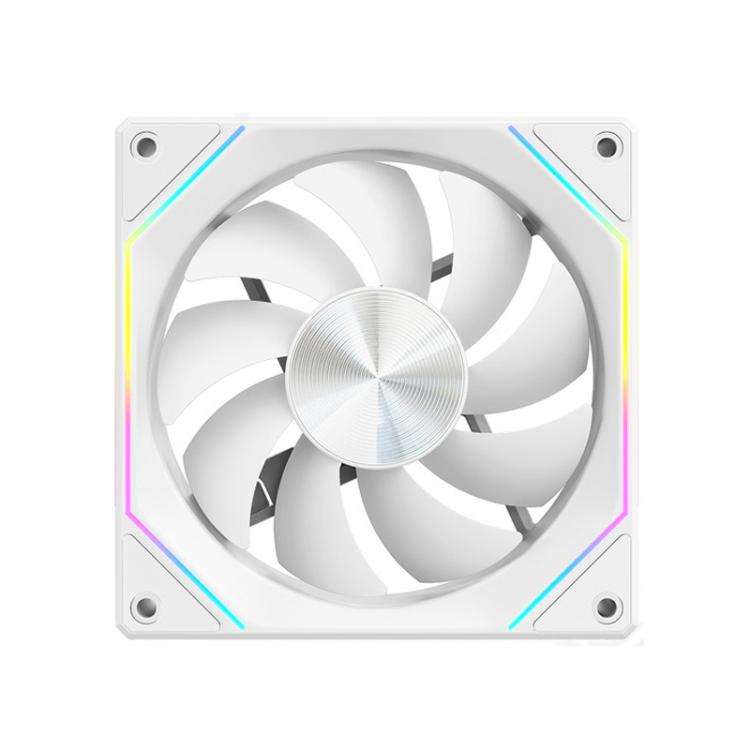 4RS 12cm Computer  Case Fan with Infinity Mirror ARGB Thermal Control & Ultra Quiet Cooling(Forwa...