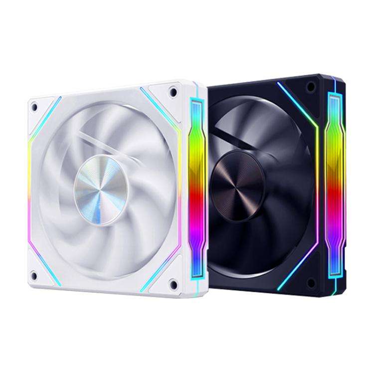 4RS 12cm Computer  Case Fan with Infinity Mirror ARGB Thermal Control & Ultra Quiet Cooling(Forwa...