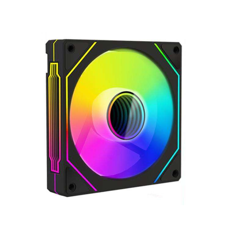 Prism 4RRO Computer Case Fan 12cm ARGB Sync PWM Quiet Cooling Fan(Reverse Black Frame)