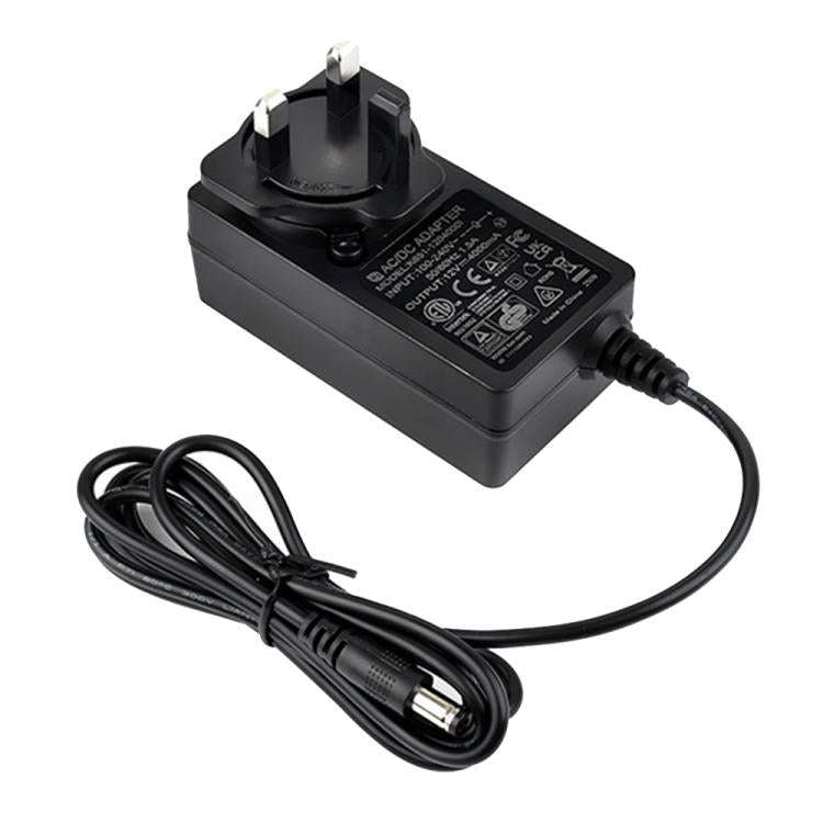 Waveshare 12V / 4A 1.2m Length Cable DC Jack Power Supply Adapter(UK Plug)