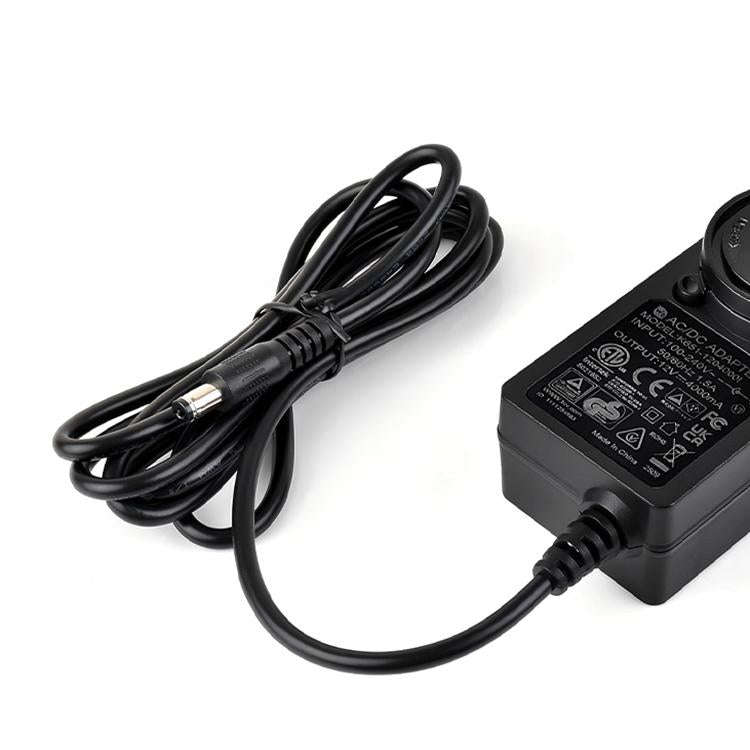 Waveshare 12V / 4A 1.2m Length Cable DC Jack Power Supply Adapter(EU Plug)
