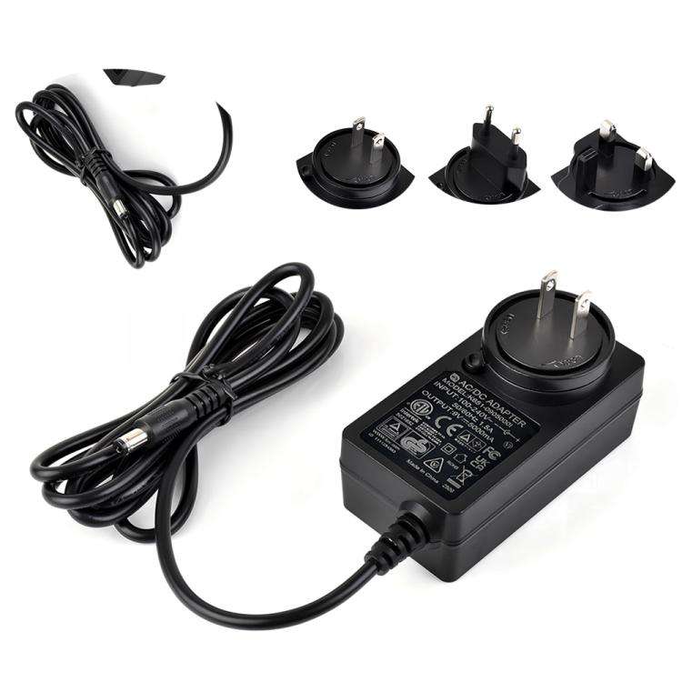 Waveshare 9V / 5A 1.2m Length Cable DC Jack Power Supply Adapter(US Plug)