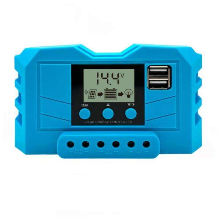 30A 12V 24V Lithium Lead Acid Solar Charge Controller PWM PV Controller With LCD Display