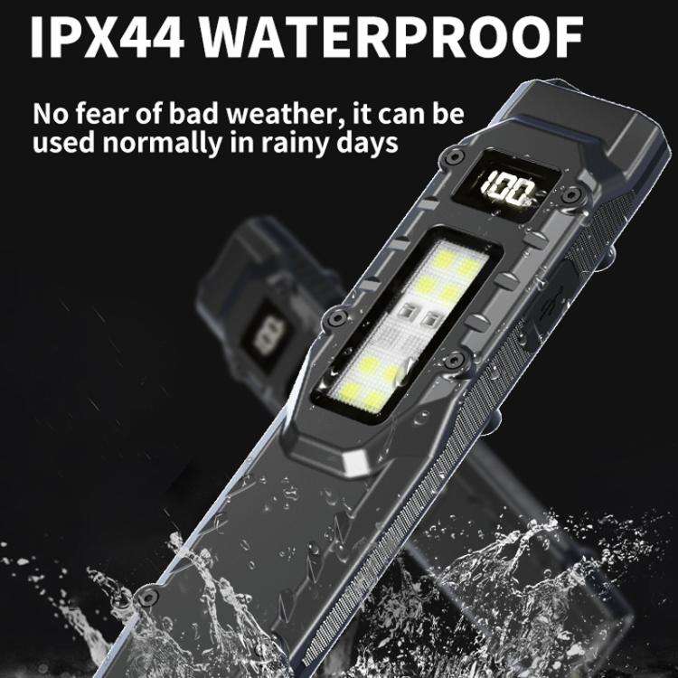 Mini Portable Self-Defense Three-Light Source Flashlight With Pen Clip(DT007)