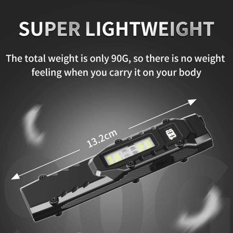 Mini Portable Self-Defense Three-Light Source Flashlight With Pen Clip(DT007)