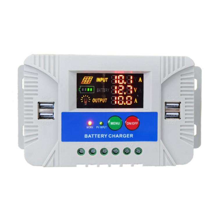30A 12V 24V Setup-Free Color Screen Luminous Display Solar Controller PV Solar Charge Controller