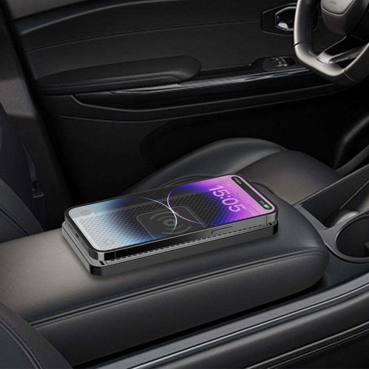Car Wireless Charger Modified Increase Cuttable Mobile Phone Fast Charging Pad(0.3m Short Line (T...