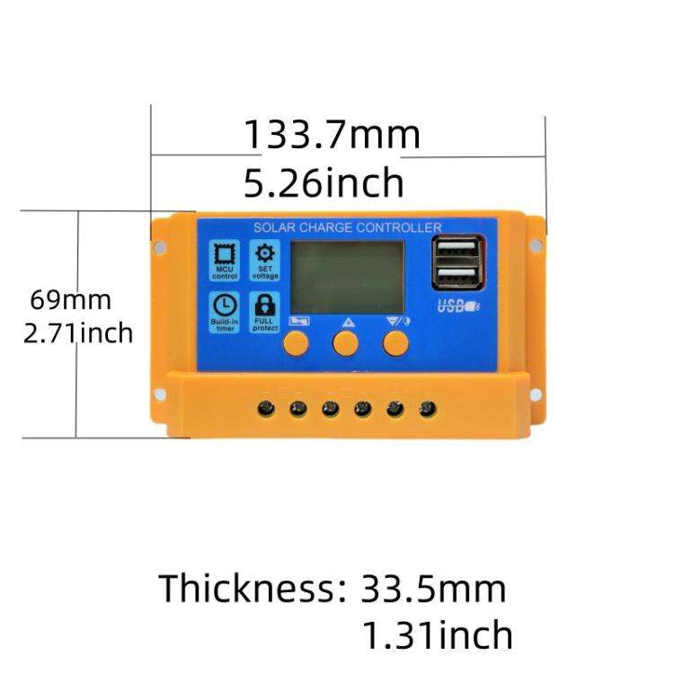 10A 12V 24V 11.1V Solar Controller PV Solar Charge Controller