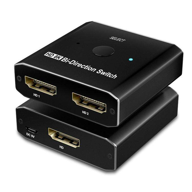PWAY S6203H 8K 60Hz 2 In 1 Out HDMI-Compatible Two-Way Switcher(S6203H)