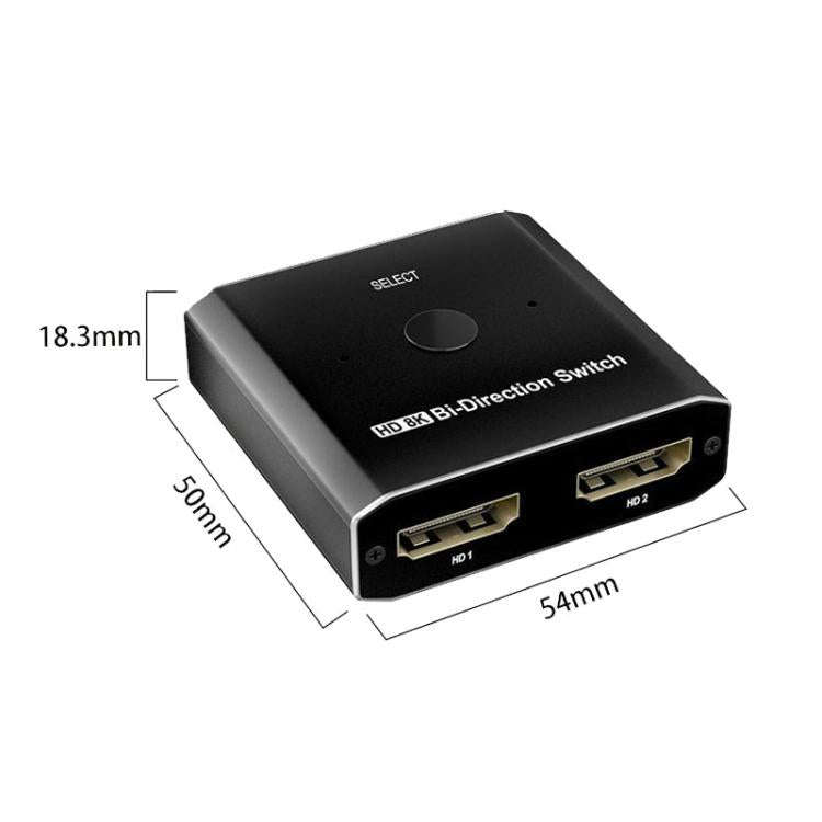 PWAY S6203H 8K 60Hz 2 In 1 Out HDMI-Compatible Two-Way Switcher(S6203H)