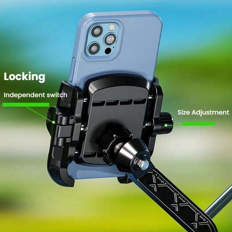 Kewig Motorcycle Bicycle Non-Blocking Mobile Phone Camera Navigation Bracket(M8SP-C1)