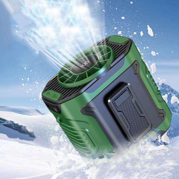 Portable Outdoor Hanging Waist Fan 100 Speeds Cooling Camping Neck Fan Long Life Charging Cooler(...