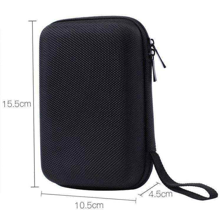 EVA Hard Disk Bag Portable Drop-proof Mobile Power Storage Bag Zipper Toolkit Accessory Storage C...