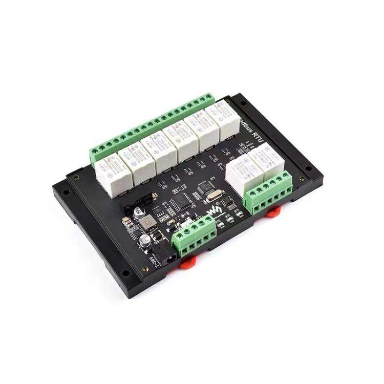 Waveshare Modbus RTU Protocol 8-Ch Latching Relay Module (C) With RS485 Interface(30460)