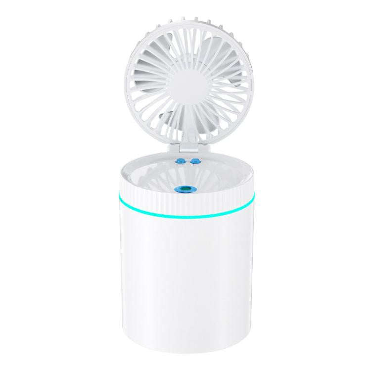 F98 Spray Cooling Desktop Small Fan Bedroom Office Portable Humidifier With Colored Lights, Color...