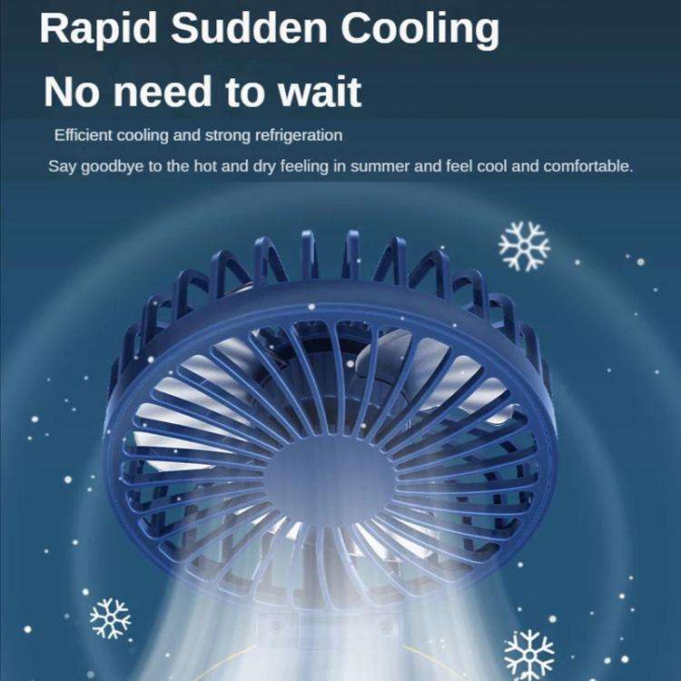 F98 Spray Cooling Desktop Small Fan Bedroom Office Portable Humidifier With Colored Lights, Color...