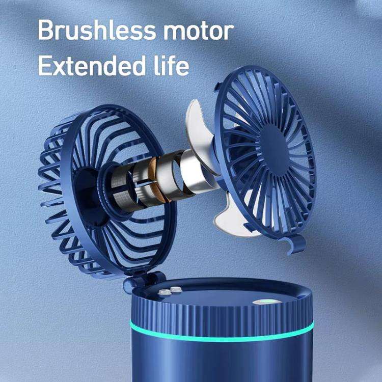 F98 Spray Cooling Desktop Small Fan Bedroom Office Portable Humidifier With Colored Lights, Color...