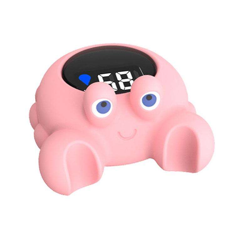 Crab Shape Digital Thermometer Baby Bath Water Thermometer, Color: Black LED