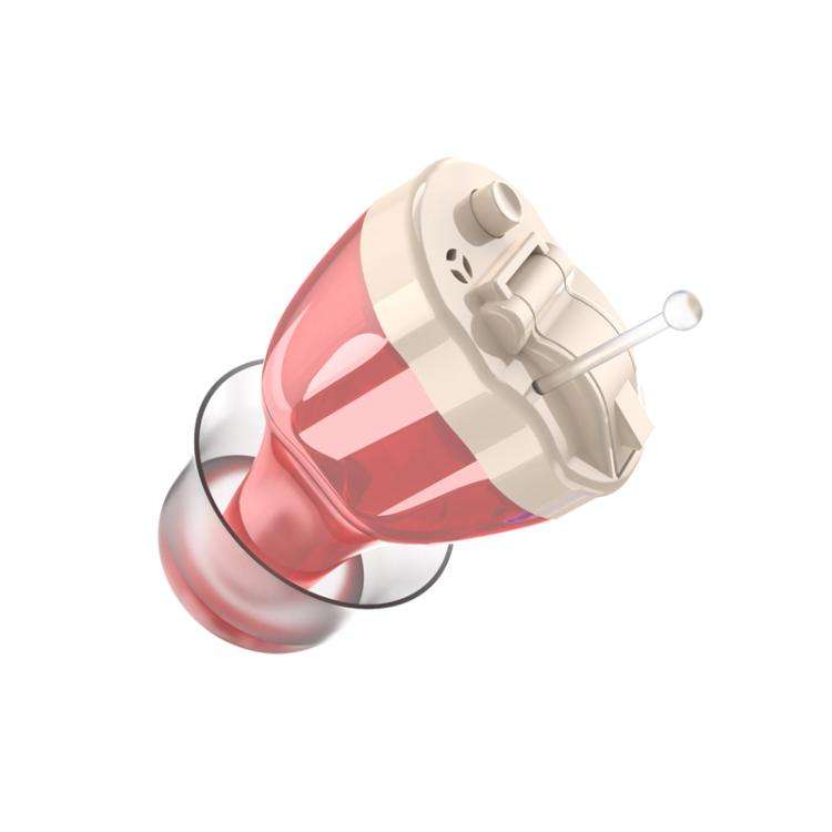 Digital Smart Noise Reduction CIC Hearing Aid Adjustable Sound Amplifier For The Elderly, Color: ...