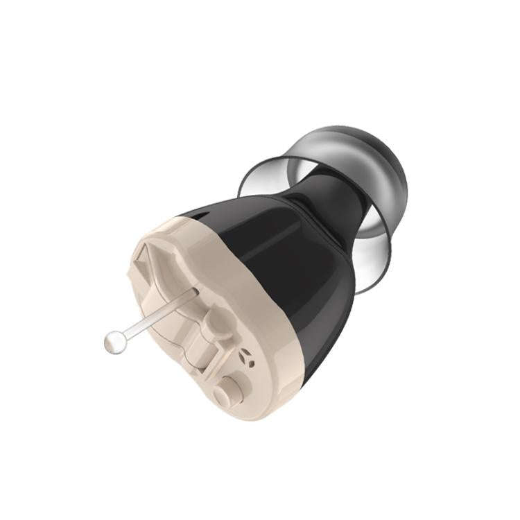 Digital Smart Noise Reduction CIC Hearing Aid Adjustable Sound Amplifier For The Elderly, Color: ...