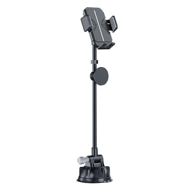 Extended Bendable Hose Car Phone Holder Windshield Dashboard Large Suction Cup Navigation Bracket...