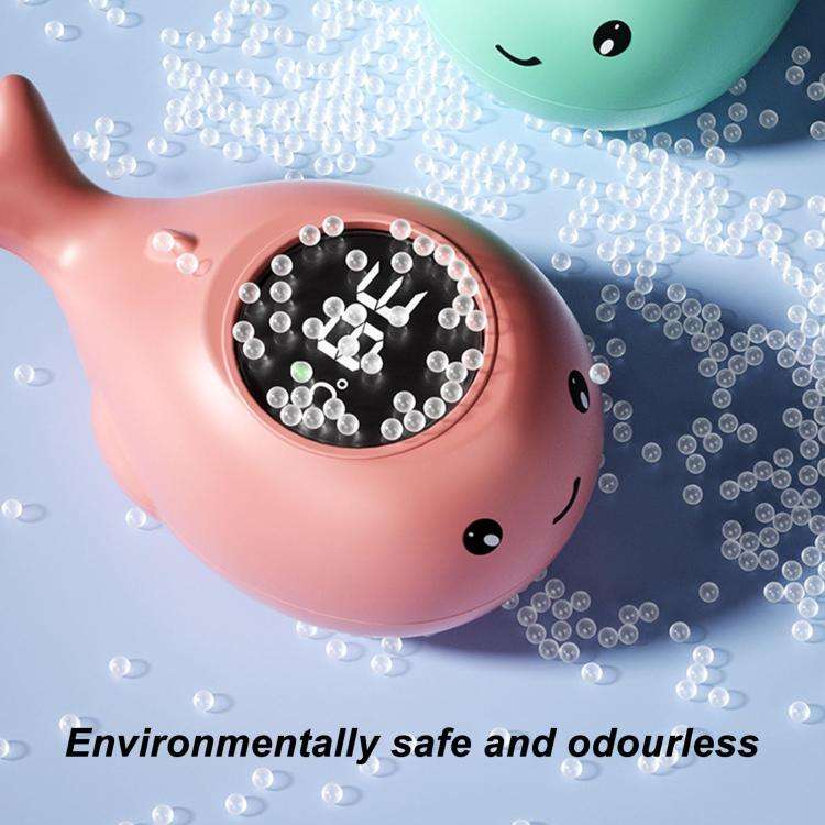 IPX7 Waterproof Cartoon Whale Color LED Screen Smart Water Thermometer Baby Bath Thermometer(Pink)