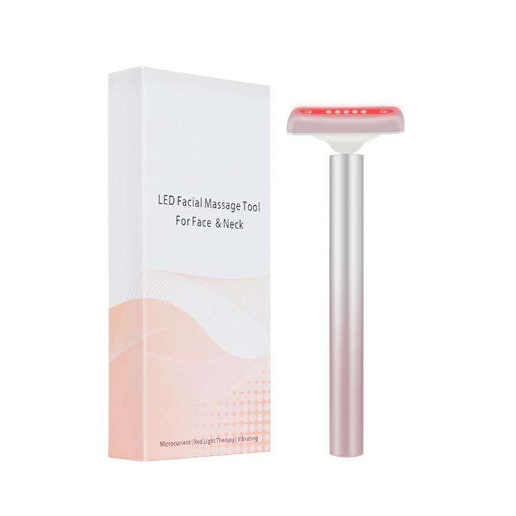 Red Light Facial Wand Eye Neck Massager With Vibrating for Lifting, Dark Circle Reduction(Gradien...