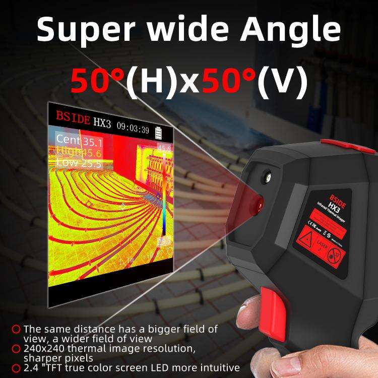 BSIDE HX3 Handheld Infrared Thermal Imager Power Non-Contact Thermometer