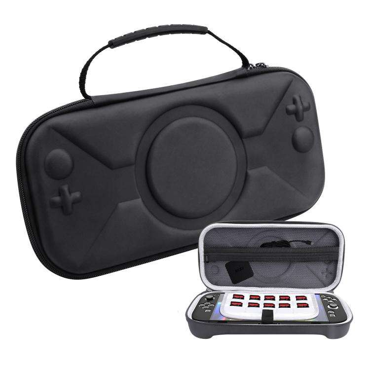 For Nintendo Switch 2 Storage Bag Portable O-Pattern Handbag(PU Black)