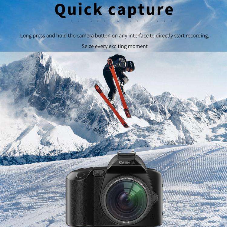 D5 HD WiFi Digital Camera 64MP Dual Camera Night Vision Photography Video DV Standard White