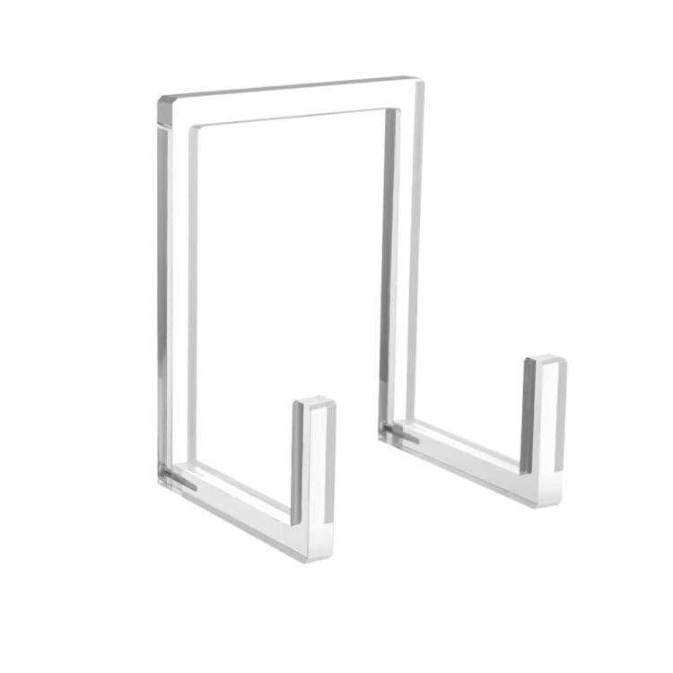 1pc Acrylic Book Picture Frame Plate Stand