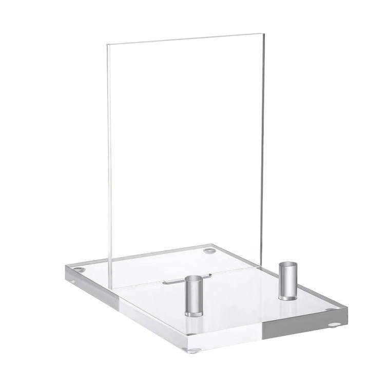Acrylic Book Picture Frame Plate Stand(YX157)