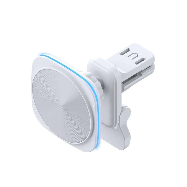 For IPhone 12-16 Cell Phone Car Magnetic Wireless Charger Car Air Vent Holder Fast Charger Blue L...