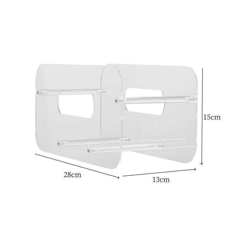 Acrylic Dinner Plate Display Stand Plates Storage Organizer(YX156)