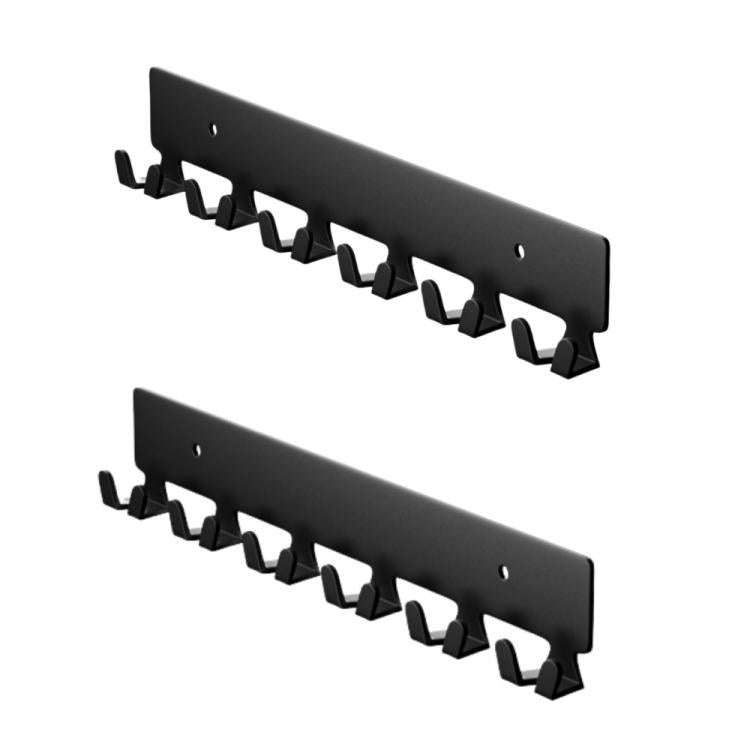 2pcs Corridor Metal 6 Hooks Key Wall Hanger