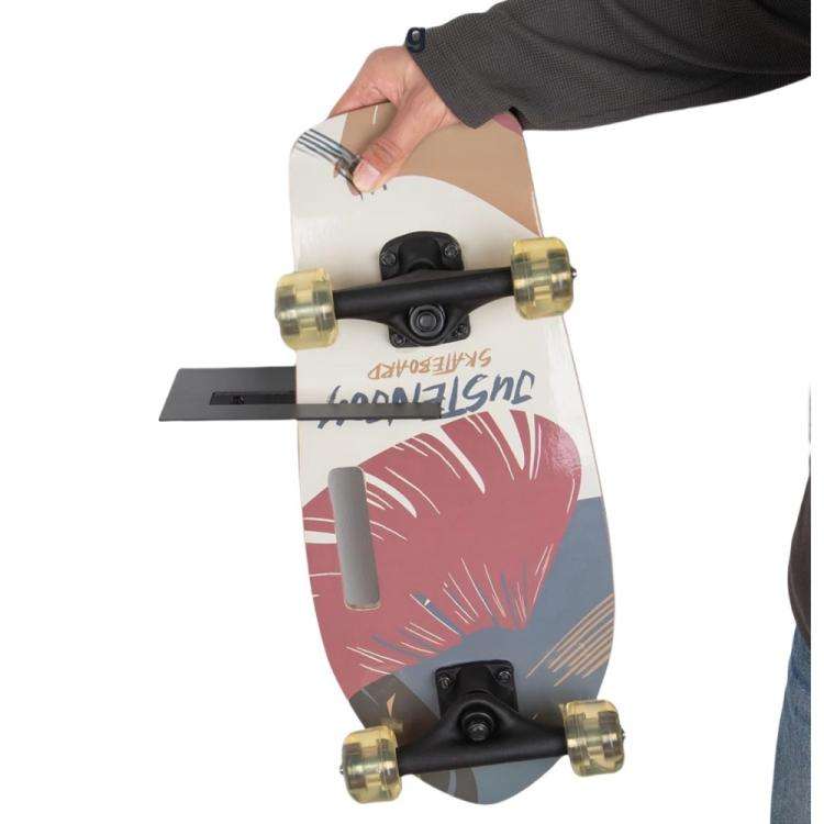 2pcs Metal Skateboard Wall Display Rack For Garage Living Room