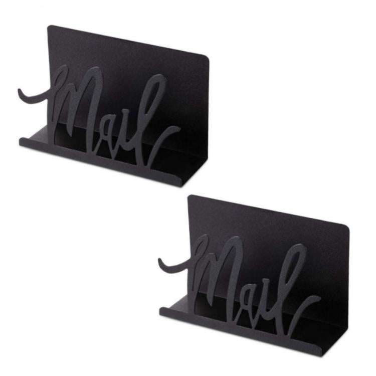 2pcs Metal Mail Letter Storage Rack for Office Desks