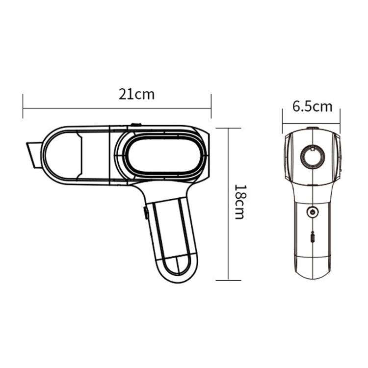 HD001 Portable Multifunctional Car Cordless Vacuum Cleaner Safety Hammer Suction Blower All In On...
