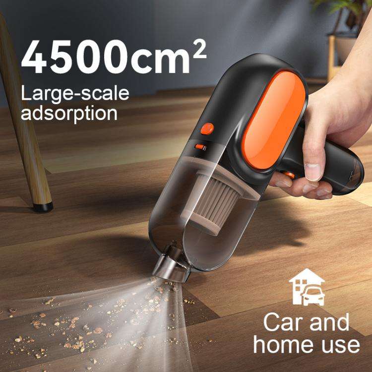 HD001 Portable Multifunctional Car Cordless Vacuum Cleaner Safety Hammer Suction Blower All In On...