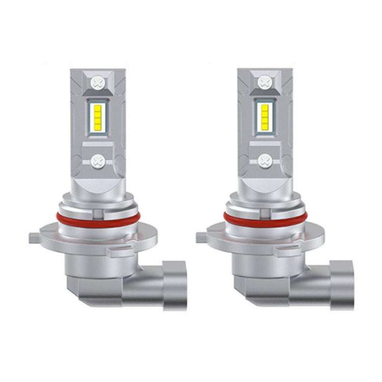 2pcs Mini 1:1 Direct Plug Car LED Headlight Bulb, Specifications: 9012(White Light)