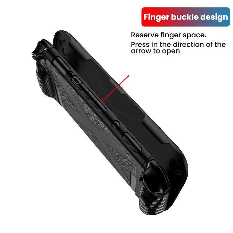 For Nintendo Switch 2 PC + TPU Split Cover With Panel Set Protective Shell(Black)