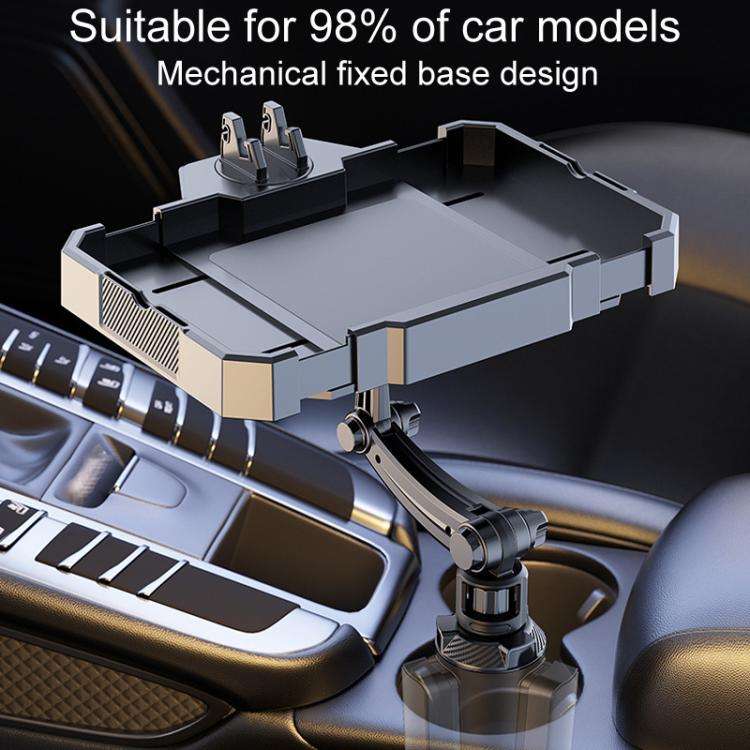 Small Car 360 Degree Rotating Dining Tray Auto Adjustable Cell Phone Holder
