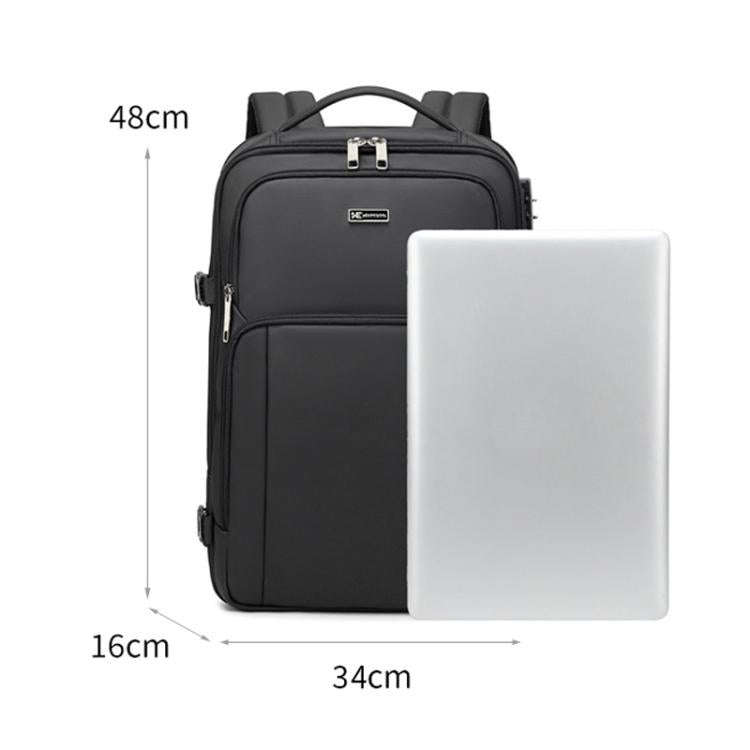 Wiersaam Men Anti-Theft Business Laptop Backpack 15.6 Inch Computer Bag With USB & Type-C Chargin...